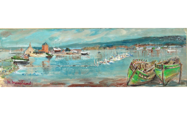 L.N.MARCHAND (Xxème) "Le port de Camaret