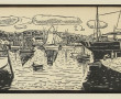 Pierre LEPAGE (1906-1983) "Port de pêche