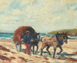 SCHNEIDER (Xxème) "Goémonier sur la plag