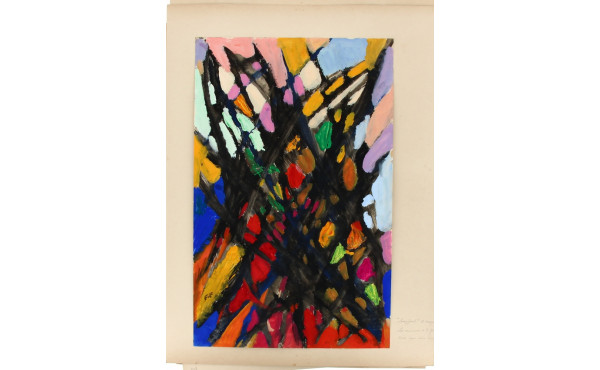 Ecole de CIVELLI - Lot de 5 gouaches, an