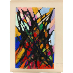 Ecole de CIVELLI - Lot de 5 gouaches, an