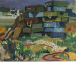 Daniel BIGER (Xxème) "Les caisses de poi