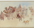Ecole Orientaliste (Xxème) "Campement" e