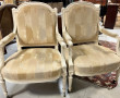 Paire de fauteuils et paire de chaises e