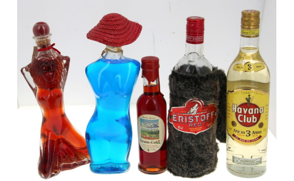 FOND DE BAR de succession: 5 bouteilles