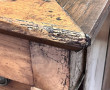 Commode de style Empire en bois fruitier