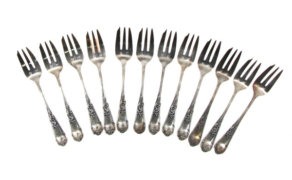 Orfèvrerie Liberty - 12 fourchettes à gâ