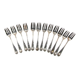 Orfèvrerie Liberty - 12 fourchettes à gâ