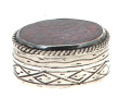 Petite boîte à pilules en argent 800ème 
