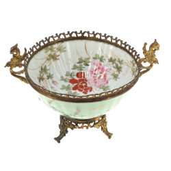 JAPON - Coupe en porcelaine à décoR flor
