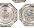 Chine ou Indochine - 8 soucoupes en arge