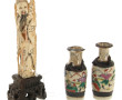 CHINE - "Vieux sage", statuette en ivoir