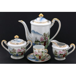 Service à café en porcelaine de Chine à 