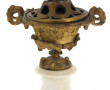 Cassolette brûle-parfum ancienne en bron