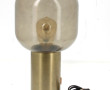 Lampe à poser moderne en métal brossé et