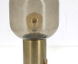 Lampe à poser moderne en métal brossé et