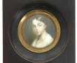 Ecole XIXème "Portrait de jeune fille", 