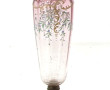 Vase soliflore en verre violine émaillé 