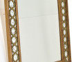 Miroir rectangulaire à encadrement doré 