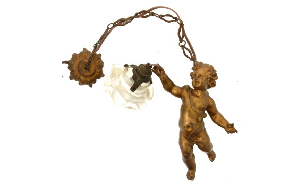 Petite suspension en forme d'angelot en