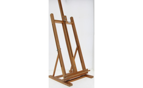 2 chevalets en bois à poser, H 120 cm et