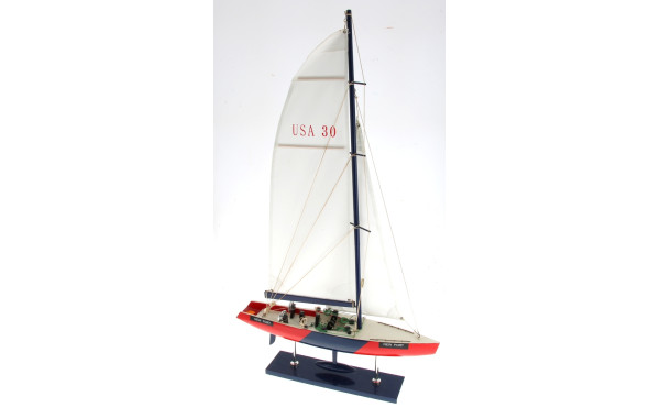 Maquette d'un voilier "New-port", H 76 c