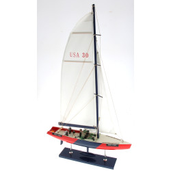 Maquette d'un voilier "New-port", H 76 c