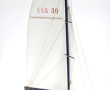 Maquette d'un voilier "New-port", H 76 c