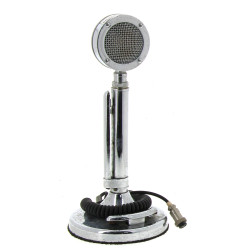 Micro en métal chromé Astatic Silver Ea