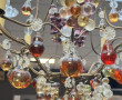 Suspension à 8 bras de lumière en métal 