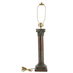 Grand pied de lampe en forme de colonne 