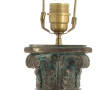 Grand pied de lampe en forme de colonne 