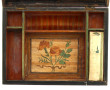 Marqueterie de paille - Lot comprenant u