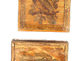 Marqueterie de paille - Lot de 2 coffret
