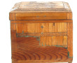 Marqueterie de paille - Lot de 2 coffret