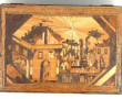 Marqueterie de paille - Lot de 2 coffret