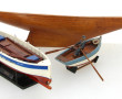 Lot de 2 petites maquettes "Barque de pê