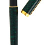 DUPONT - Stylo en laque vert marbré, mét