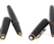 MONTBLANC - Lot de 2 stylos plumes or, a