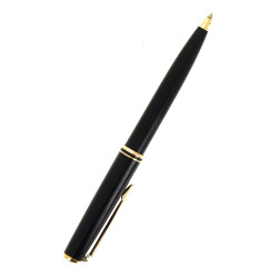 MONTBLANC - Stylo bille en laque noir et