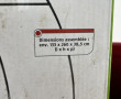 Cache-pot en céramique rouge, H 37 x L 3
