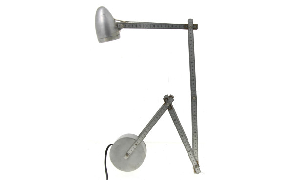 Lampe de créateur articulée en métal et 