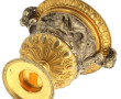 Vase forme Médicis en bronze en 2 tons, 