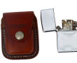 ZIPPO - Zippo en métal en écrin cuir s'a