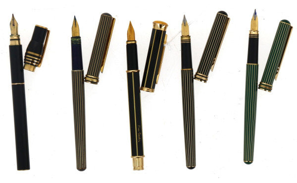 5 stylos encre dont DANIEL HETCHER et PI