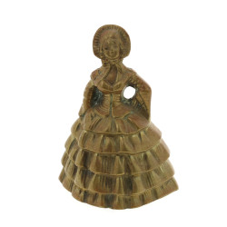Clochette de table en laiton en forme de