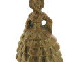 Clochette de table en laiton en forme de