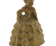 Clochette de table en laiton en forme de