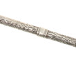 Petit porte-mine en argent gravé de rinc