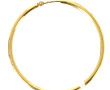 BO créole en or jaune 18 carats, poinçon